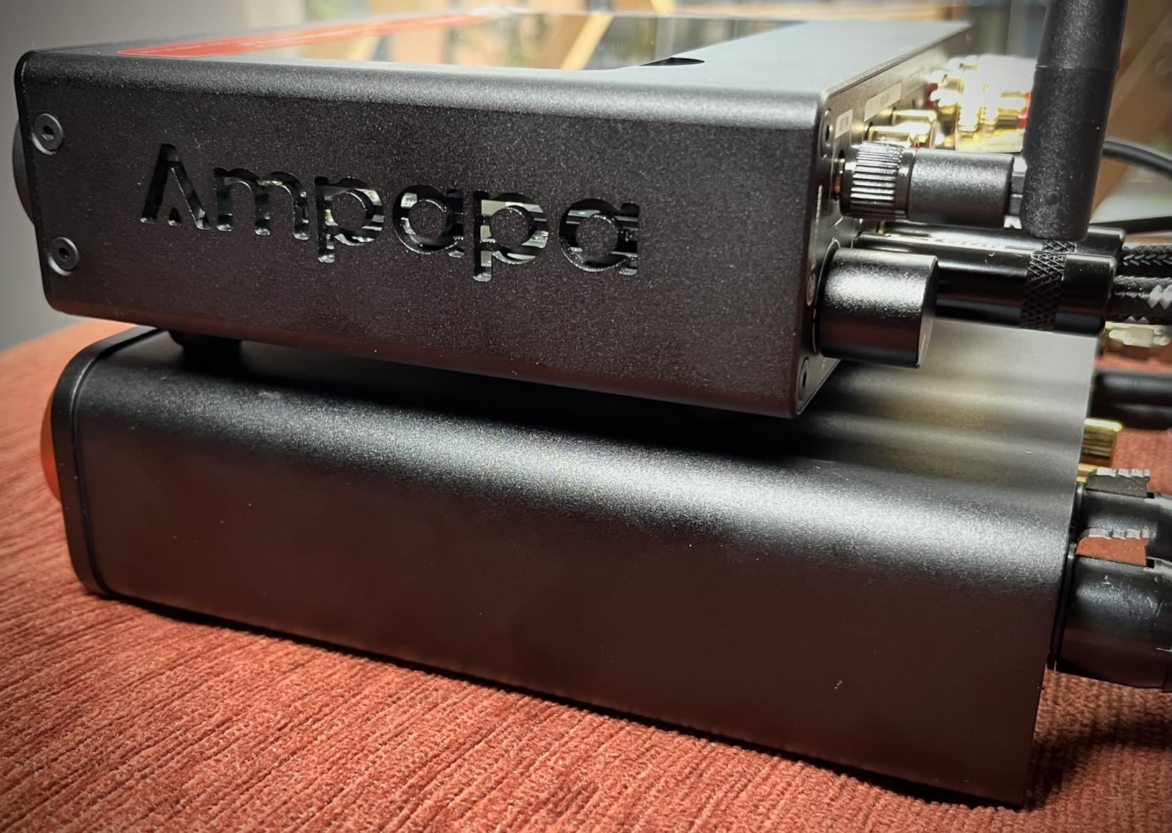 2 Channel Bluetooth Amp: HiFi 300W x2 Stereo Amplifier with BT 5.2 | HPF | Digital VU Meter | SUB Pre-Out | TRS Balanced Input (D1) customer photo 1