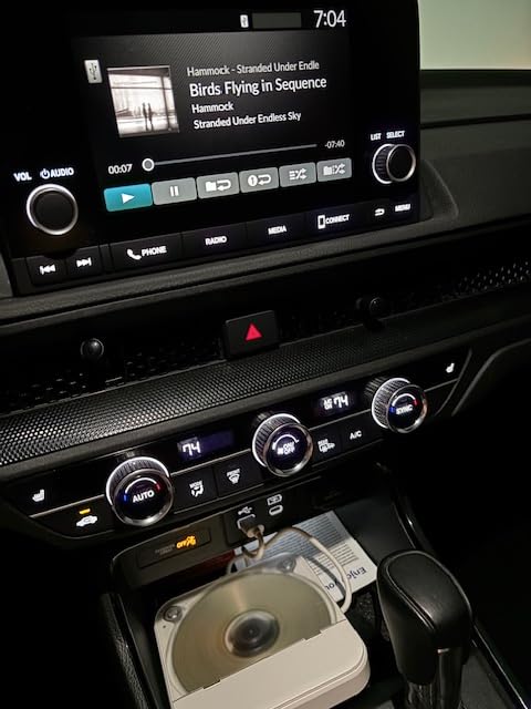 External CD Player for Car, MONODEAL Portable Car CD Players with AUX Cable & Remote Control, Universal USB CD Player for Vehicle, Laptop, TV, Computer, for Android 4.4 and Above Navigation customer photo 1