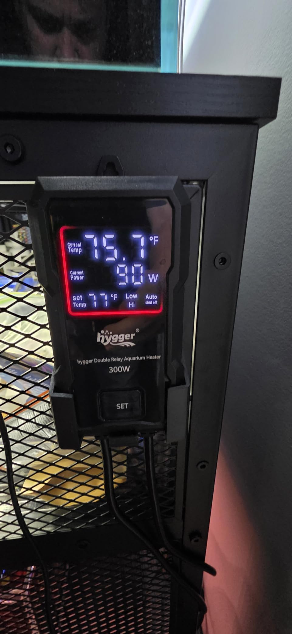 hygger 300W Aquarium Heater, Upgraded Submersible Fish Tank Heater with Dual Protection System & LED Digital Display, with Automatic Power-Off Function, for 40-80 Gallons Freshwater and Saltwater Tank customer photo 2