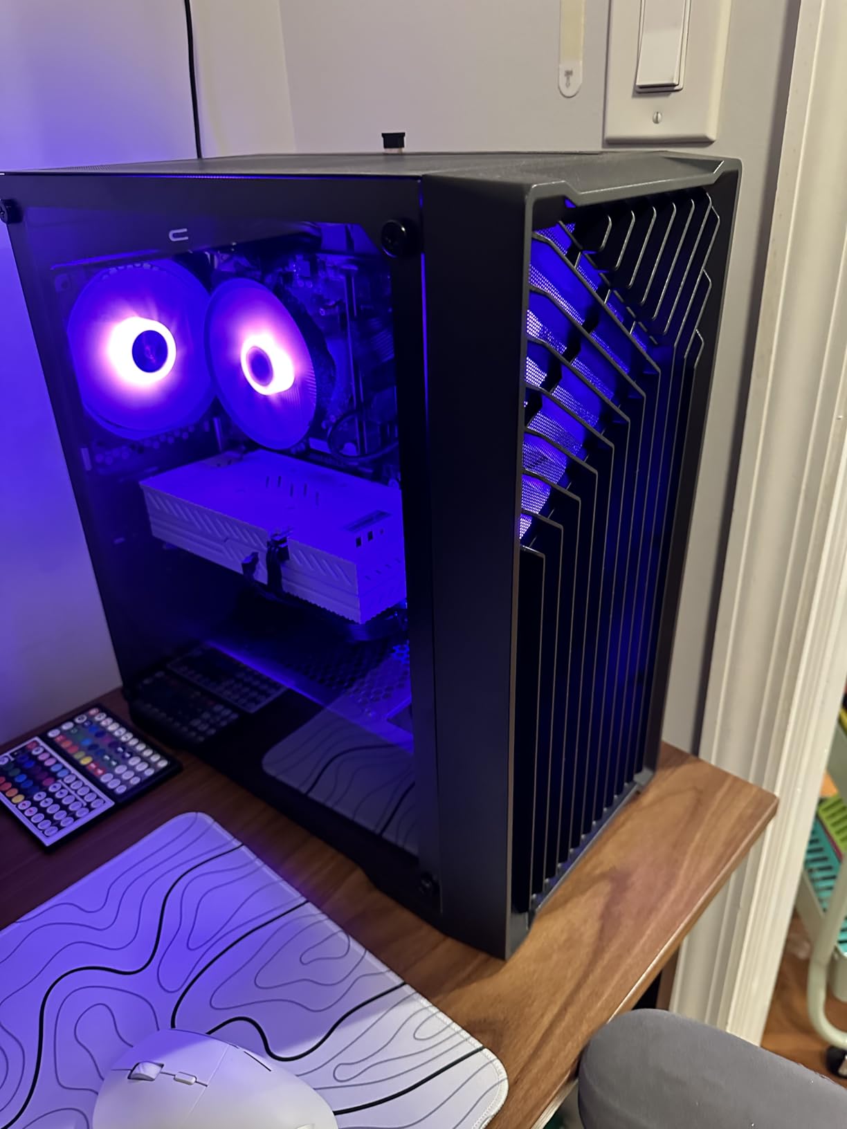Gaming Desktop PC Computer, Intel Core i7 3.6 GHz up to 4.0 GHz, AMD Radeon RX 580 8G GDDR5, 16GB RAM, 1TB NVME SSD, Windows 11 Pro, WiFi, Bluetooth 5.0, VR Ready, RGB Fans x4 customer photo 2