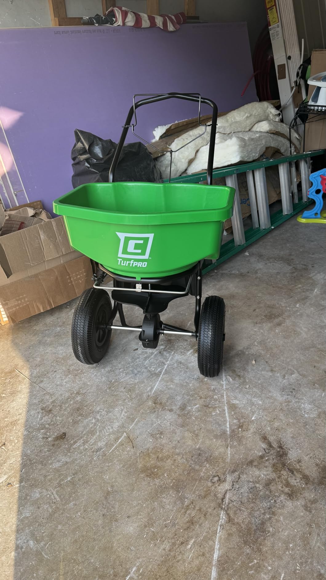 Chapin 89200A Spreader, Lawn and Garden, 80Lbs, All Season, TurfPro, Broadcast, Push, Walk Behind, 12