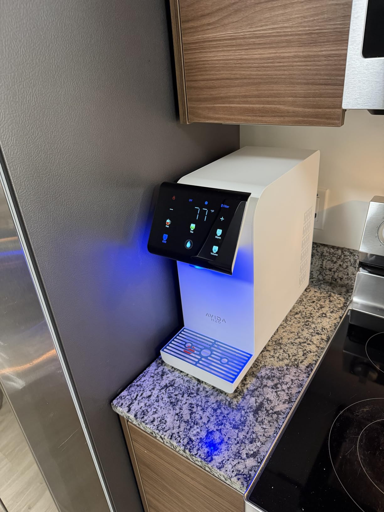 Ultra Instant Hot & Cold Water Dispenser - Bottleless Water Dispenser Countertop, Full Installation Kit, Quiet Multi-Stage Filtration + UV Sterilization - White customer photo 1