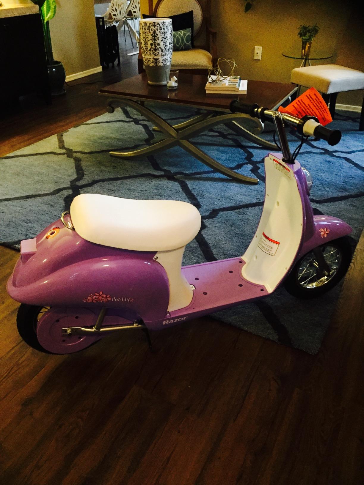 Razor Pocket Mod Electric Scooter Ride-On for Kids Ages 8+, 170 lb Max Weight - 250W Motor, Up to 15 Mph, 40-Min Run Time on High Speed, Twist-Grip Throttle, 12