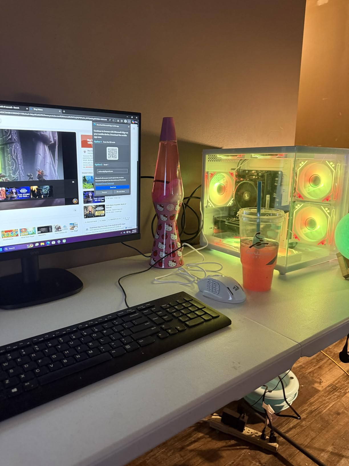 Prebuilt Gaming Desktop Computer | 16G Memory | 512G SSD | AMD Ryzen5 6Cores 3.6G Up to 4.1G | RX 560 4G Graphics Card | Wi-Fi 6 | Gamer PC White customer photo 1