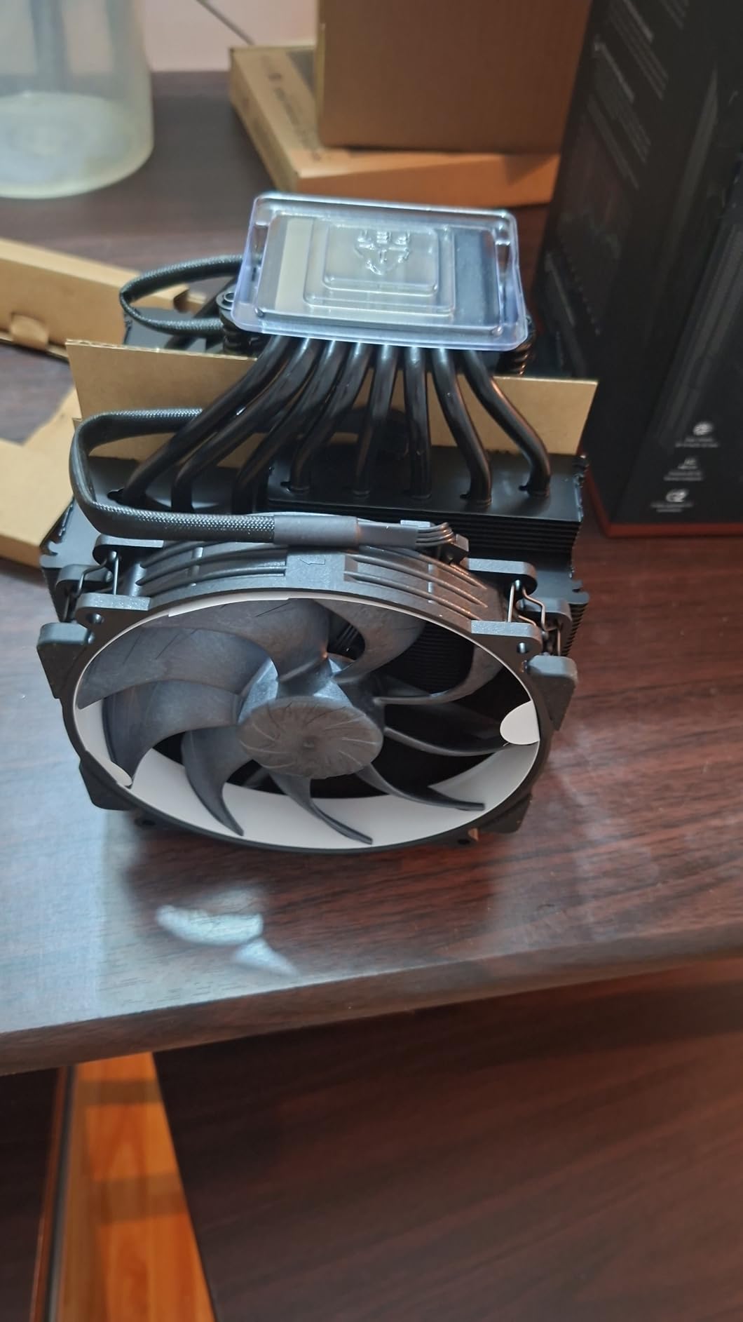 NH-D15 G2 chromax.Black Premium Dual Tower CPU Cooler for AMD AM5/AM4 and Intel LGA1851/LGA1700/LGA1200 (Black) customer photo 2