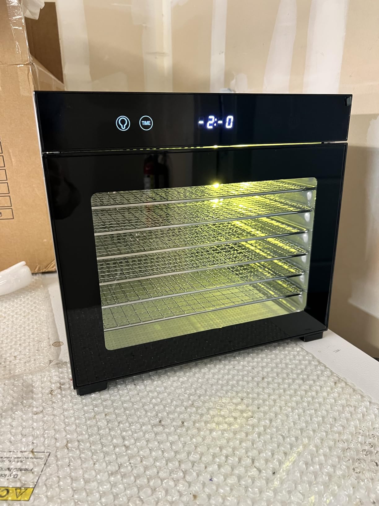 Food Dehydrator 650W, 8 Stainless Steel Tray Dehydrating Machine with Digital Timer & Temp Control (95℉-167℉), Quiet Powerful Jerky Dryer for Beef, Fruits, Herbs, Dog Treats, Veggies customer photo 1