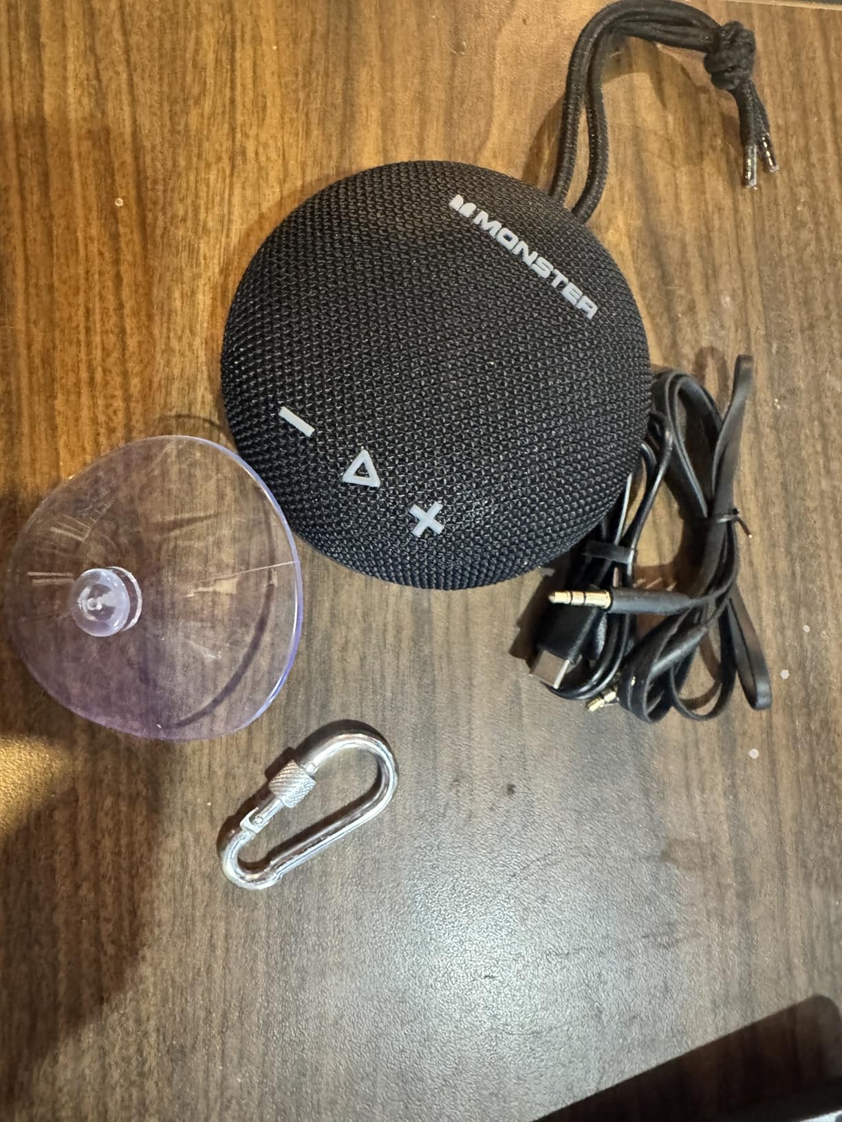Monster Bluetooth Speaker, IPX8 Shower Speaker Waterproof, Bluetooth 5.4 with Loud HD Sound and Robust Bass, Extra Long Playtime Punchy, for Home, Beaches Portable Wireless Outdoor Speakers customer photo 2