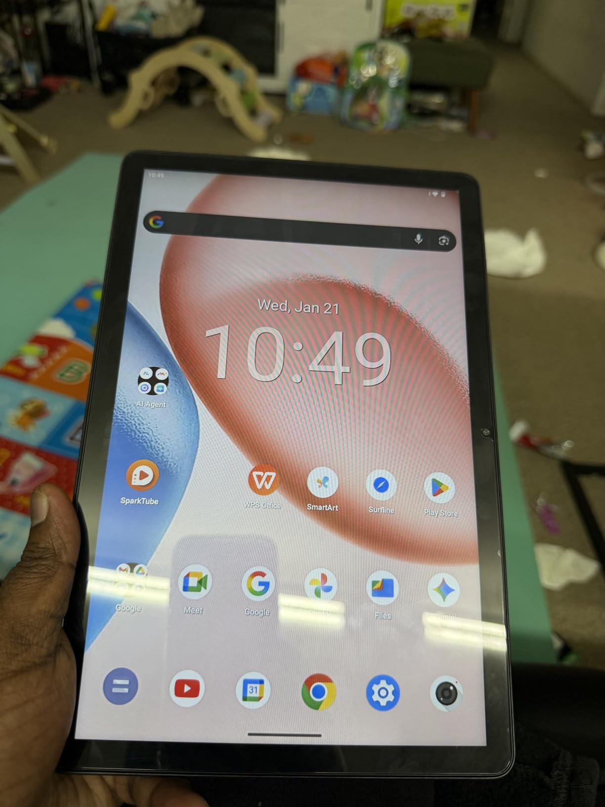Android 16 Tablet,11 Inch Tablet with 24GB RAM 128GB ROM,Octa-Core T7250 Processor,90Hz Display,8000mAh Battery with Fast Charging & OTG Reverse Charge,Gemini AI Tablets,Smart Camera,4-Year Warranty customer photo 2