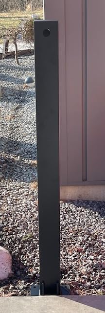 Cold Rolled Steel Charging Station Column with Attached Hook, Upgraded Rain Cover - Weather-Resistant for Outdoor/Indoor Use EV Charge Stand Charging Pillar for Tesla customer photo 2