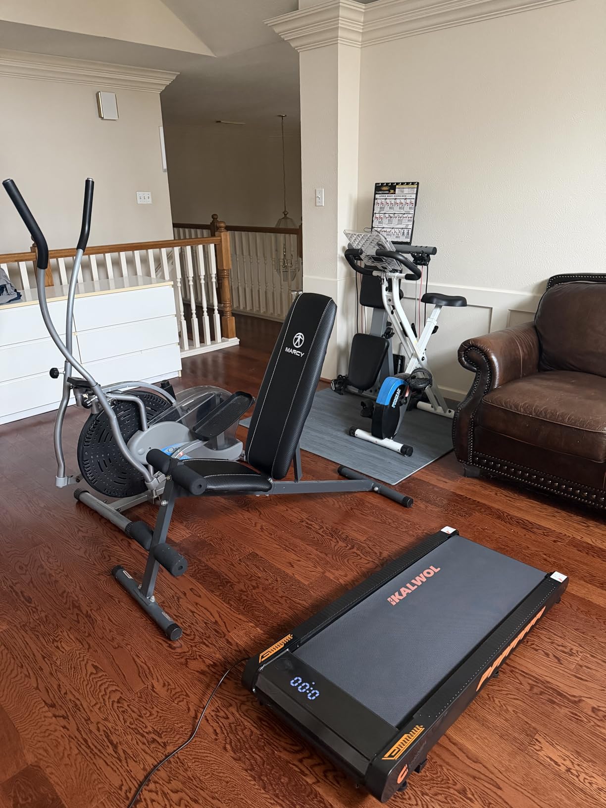 Walking Pad Treadmill with Speaker, 4-in-1 6.2MPH Treadmills for Home with App Compatible, Walking Pad with 10% Incline, LED Display, 2.75HP Brushless Drive, 350 LB Weight Capacity, 12 HIIT Programs customer photo 2