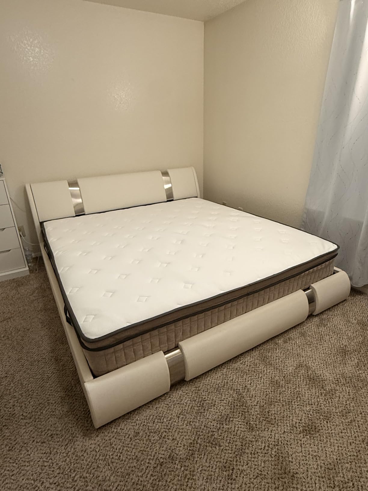 BedStory Extra Firm Queen Mattress 14 inch - Pain-Relieving Hybrid Mattress for Extra Lumbar & Hip Support - No Sagging Bed in a Box - 365-Night Trial - No Odor, Fiberglass-Free, CertiPUR-US Certified customer photo 2