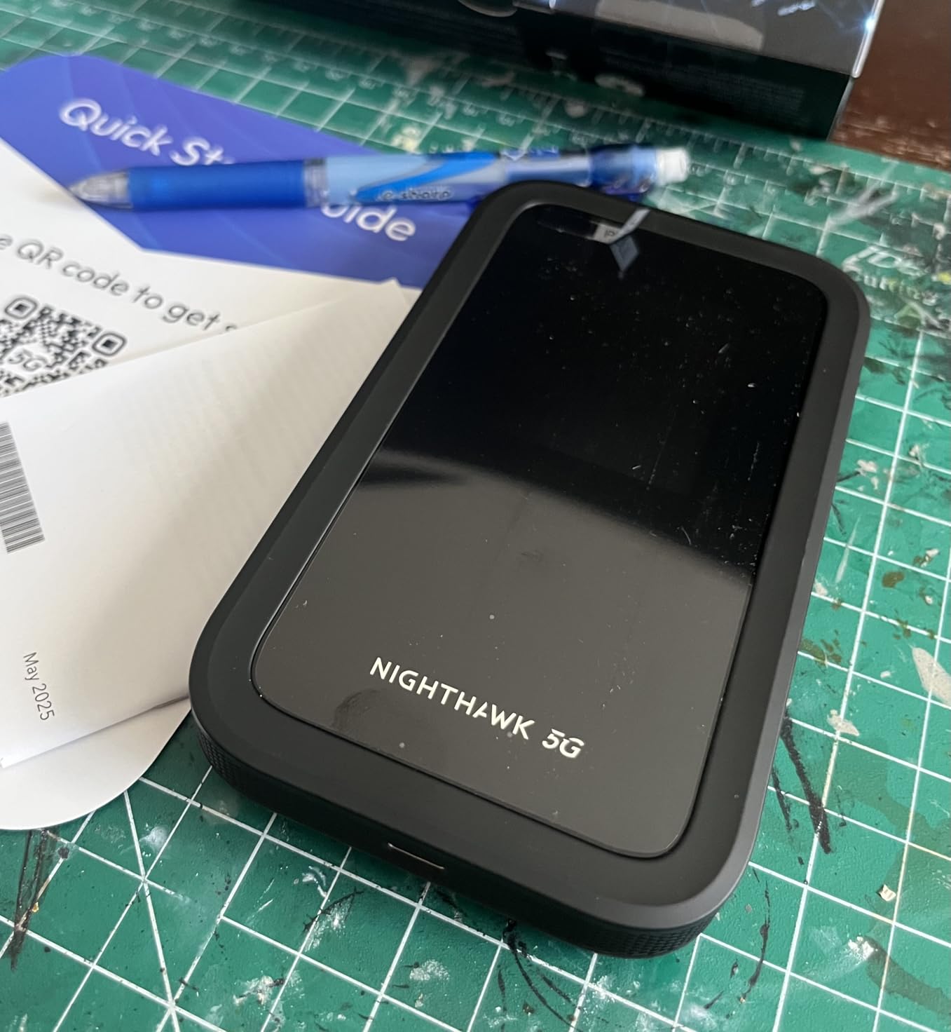 Nighthawk 5G Mobile Hotspot M7 with eSIM or SIM | Portable WiFi 7 Router for Travel in 140+ Countries | Supports 32 Devices | Unlocked 5G/4G LTE | 3.6Gbps Speed | AT&T, T-Mobile (MH7150) customer photo 1