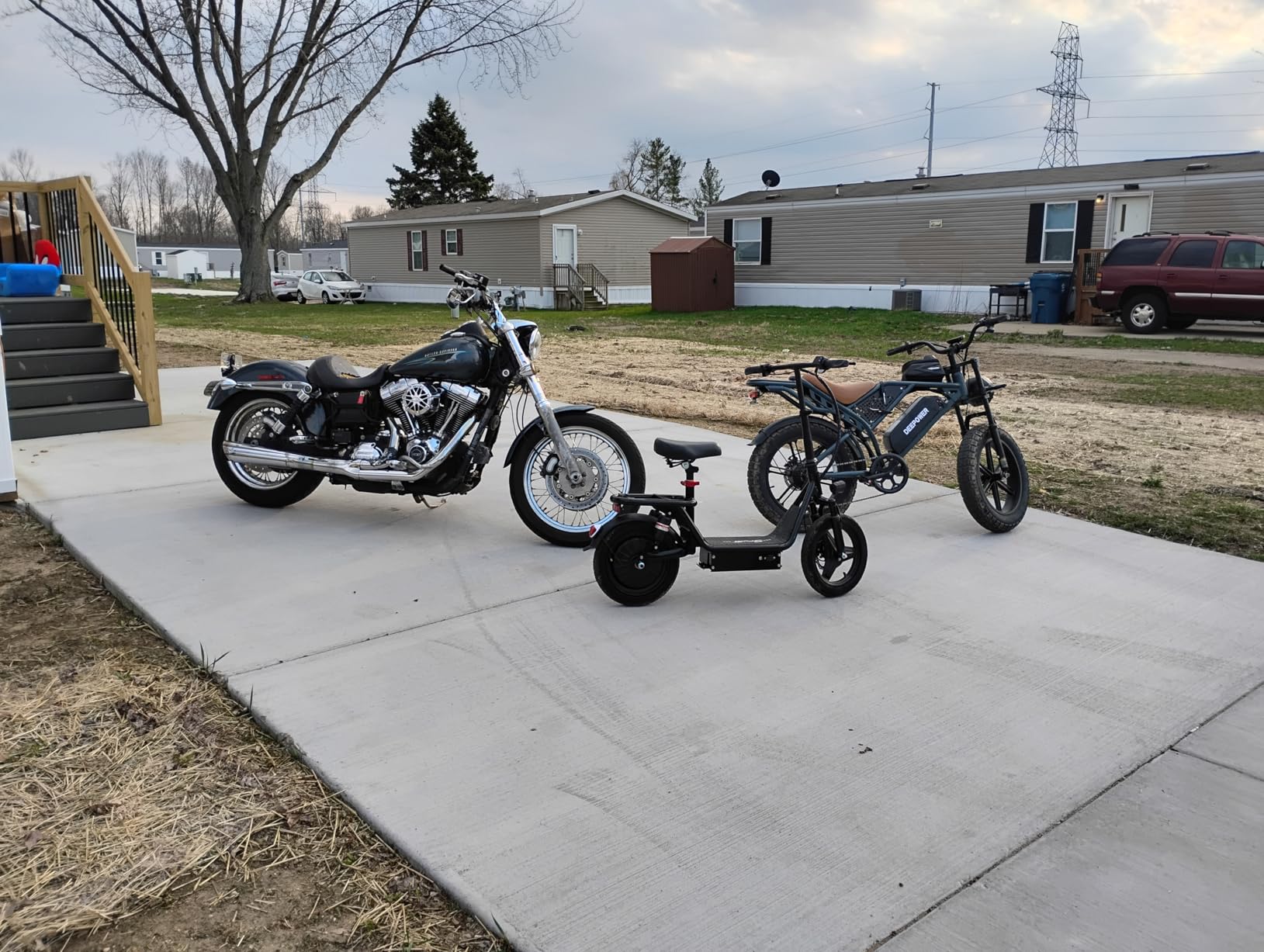 DEEPOWER Electric Bike for Adults, 2000W Peak Motor&32MPH Electric Dirt Bike, 48V 20AH/35AH/60AH Battery, 70-160 Max Miles, Dual Suspension Ebikes for Adults, 20
