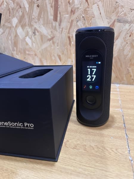 MiLESEEY GeneSonic Pro Golf Speaker with Detachable GPS Rangefinder Handheld, 43000+ No Subscription Preloaded Courses, View & Audible Distances, Touchscreen, 15H Battery, Magnetic, Waterproof customer photo 2