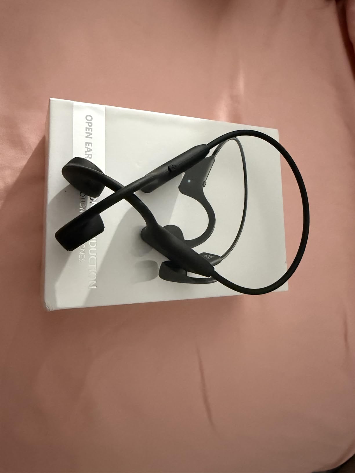 Bone Conduction Headphones, Bluetooth 5.4 Open Ear Headphones, 12Hrs Playtime Wireless Earbuds with Mic, Lightweight Comfort, IPX5 Waterproof Running Headphones for Gym, Cycling, Outdoor customer photo 1