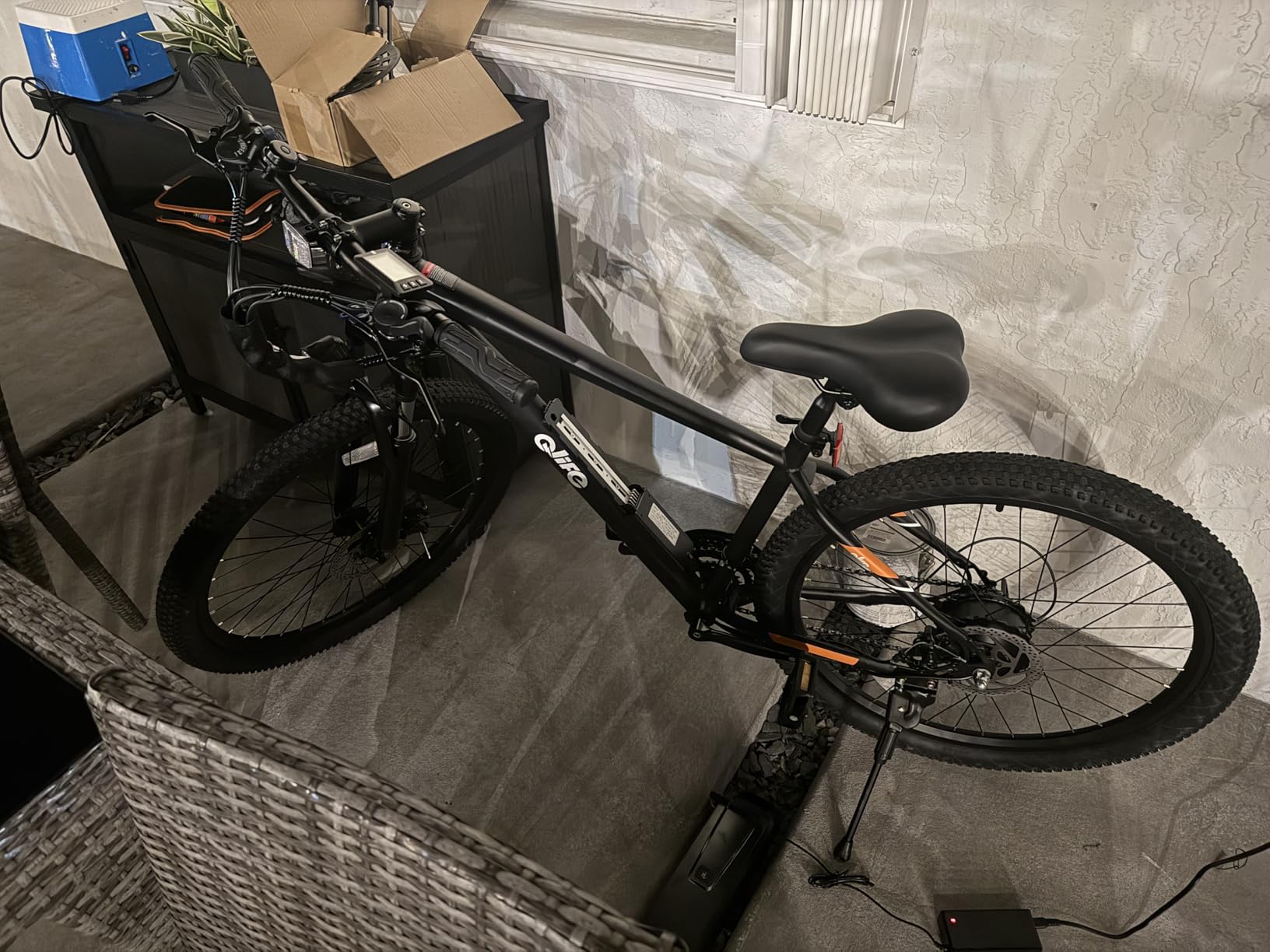 Qlife Racer Electric Bike for Adults - 21-Speed Mountain Lightweight Ebike with Peak 1000W Brushless Motor, 48V 375Wh Removable Battery, 26X2.1 Tire Step Over E-MTB, Up to 40 Miles Range customer photo 1