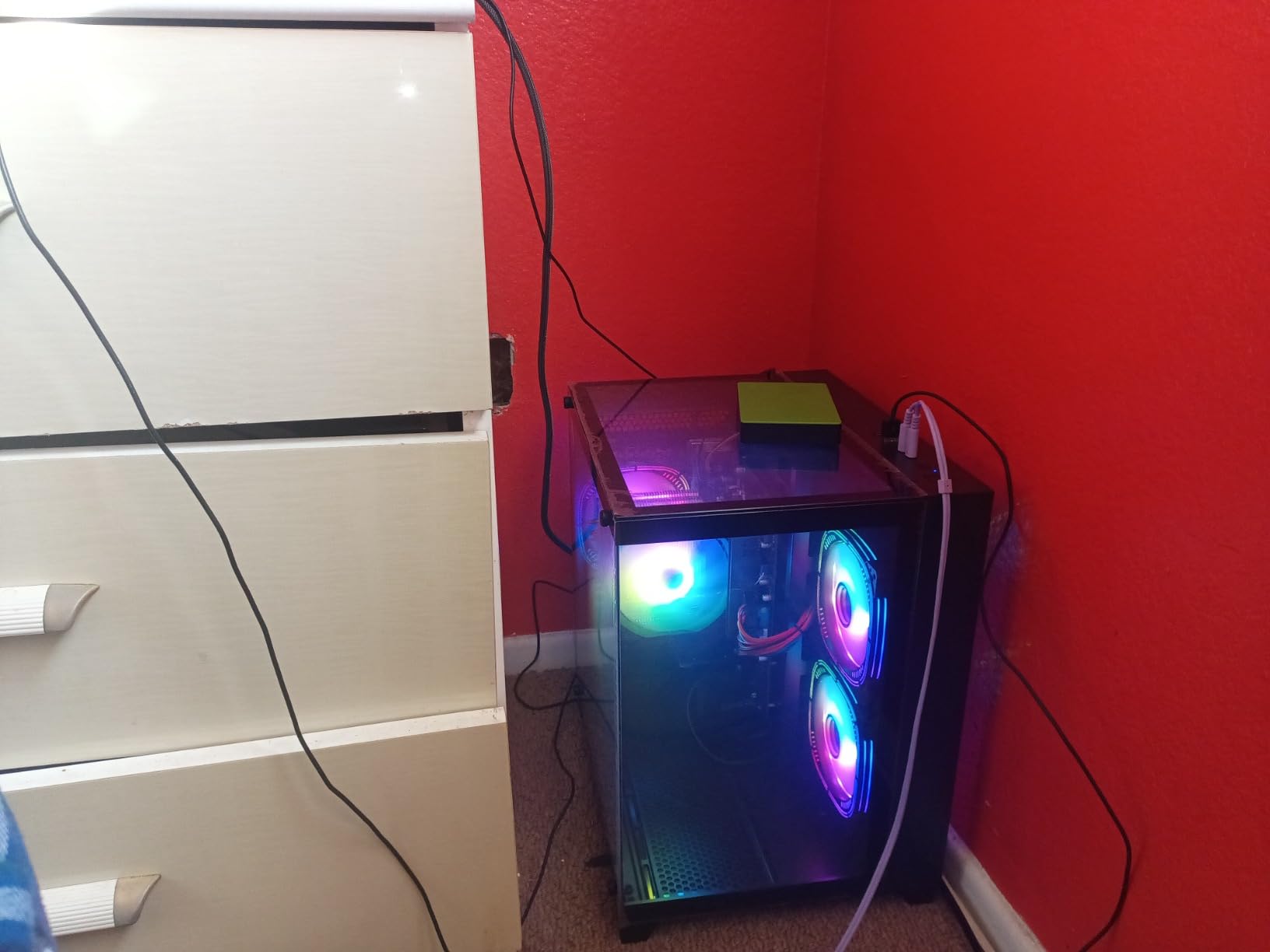 LXZ Gaming PC Desktop Computer - Ryzen 5 5500, Radeon RX 6500XT 4GB, 16GB DDR4 RAM, 512GB NVME SSD, Prebuilt Tower PC for Home & Office Work customer photo 2