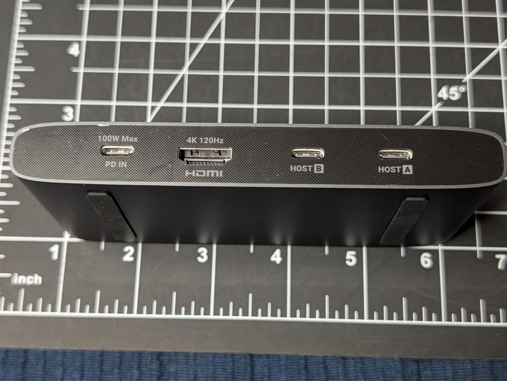 MINIX K1 USB C KVM Switch 1 Monitors 2 Computers, 4K@120Hz HDR, 100W PD 3.0, Dual USB-C Input KVM Switches, Share Keyboard & Mouse, Aluminum Design, Compatible with Windows, Mac, Linux, Android customer photo 2