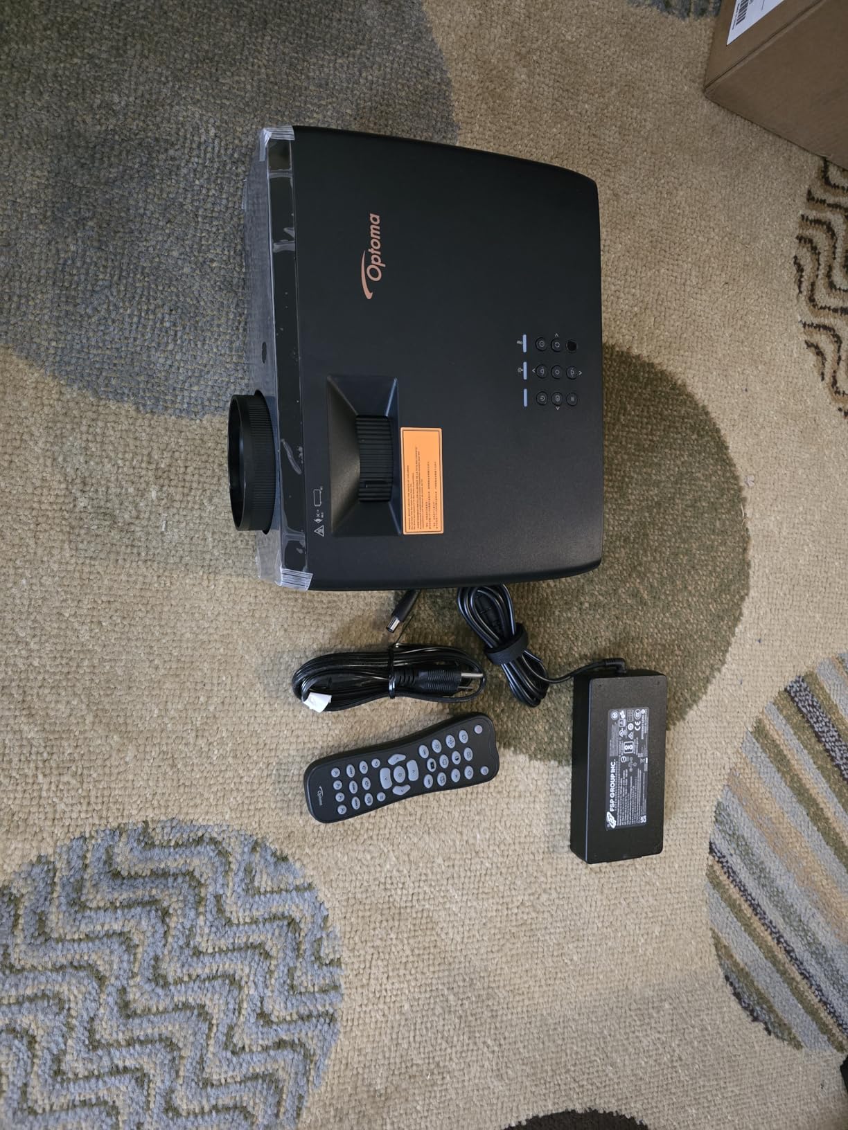 Optoma UHZ36 4K UHD Laser HDR Home Theater Projector - Black customer photo 1
