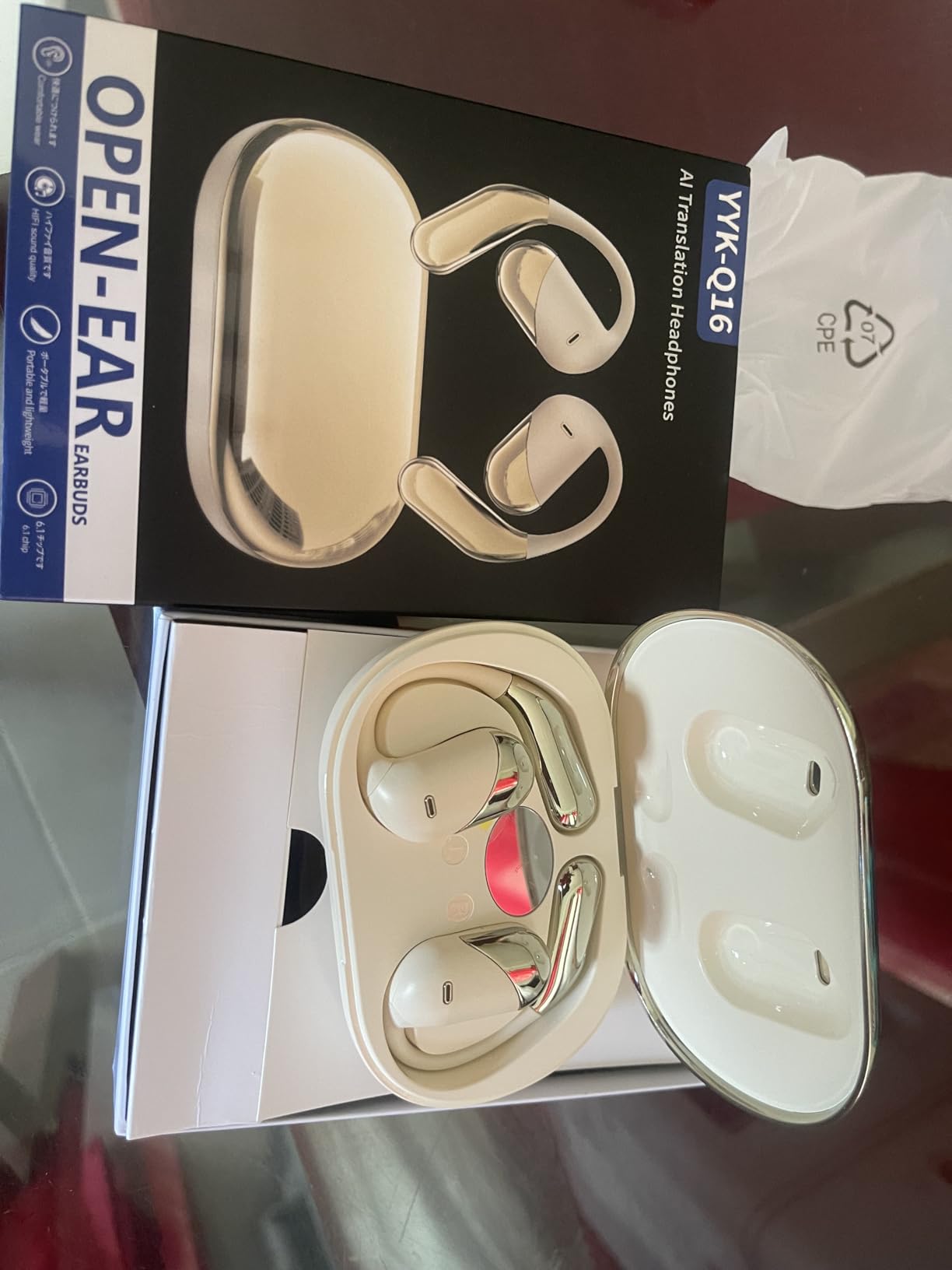 Real-Time AI Translation Earbuds, 198 Language Translator Earbuds, Audifonos Traductores Ingles Espanol, 3-in-1 Translating Earbuds for Travel, Meetings & Language Learning, with Charging Case customer photo 2