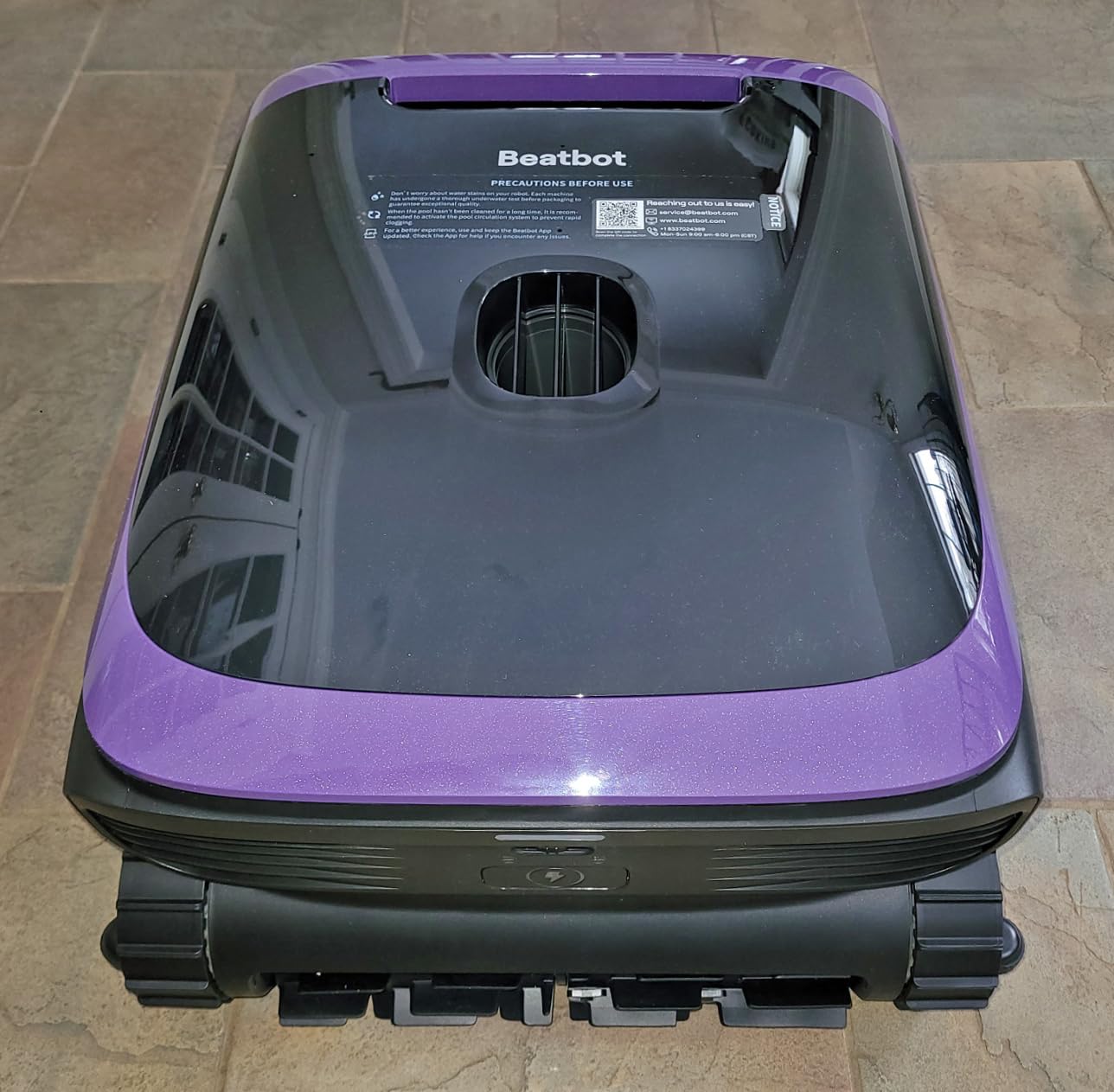 (2026 New) Beatbot Sora 70 Pool Vacuum Robot, 360 Degree Top-to-Bottom Cleaning, Smart Surface Parking, 6L Capacity, 6800GPH Super Power for Above & In-Ground Pools Up to 3,200 sq. ft, Midnight Blue customer photo 1