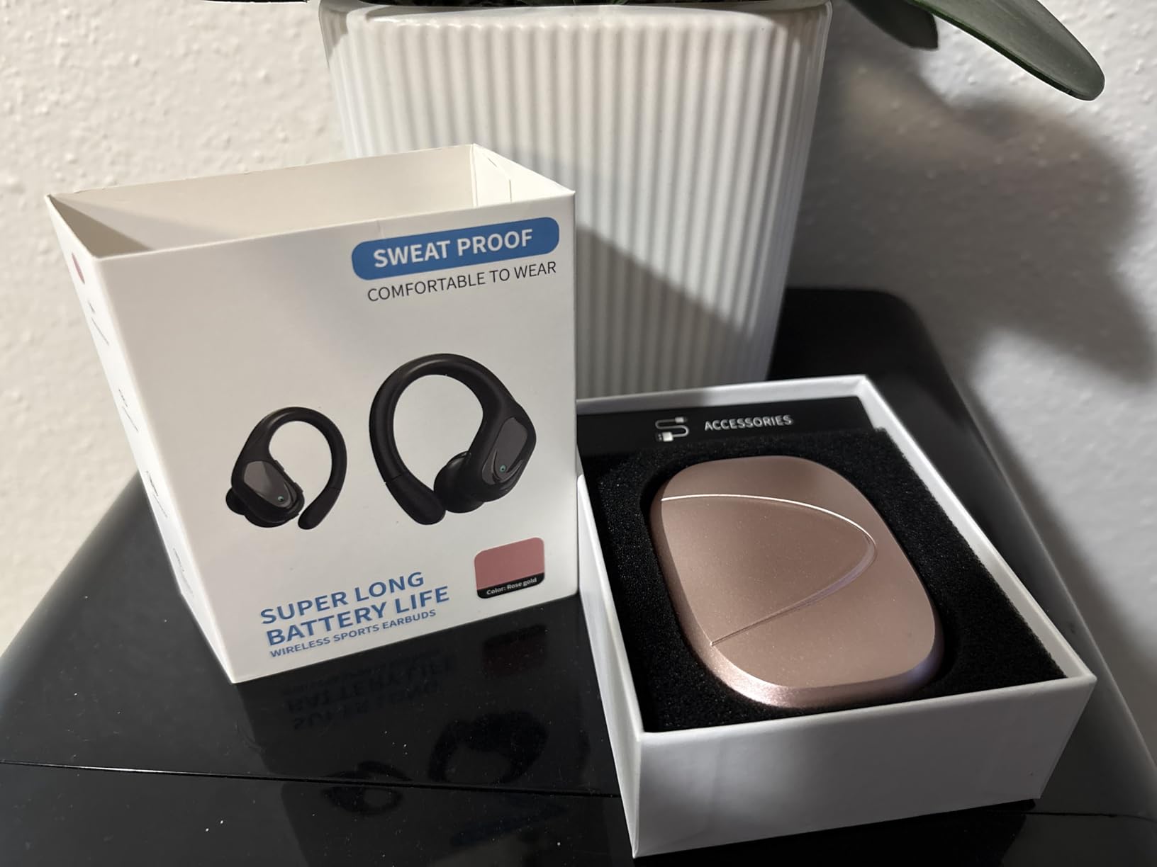 HAOYUYAN BX17 Wireless Earbuds, Sports Bluetooth Headphones customer photo 2