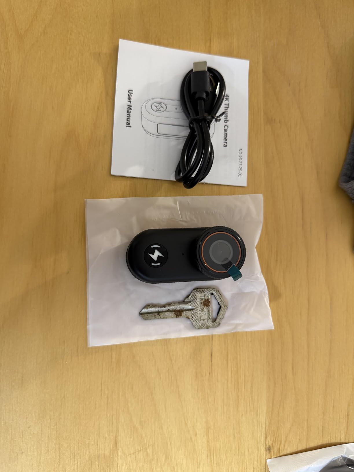 4K Mini Body Camera with 64GB Card, 1.47