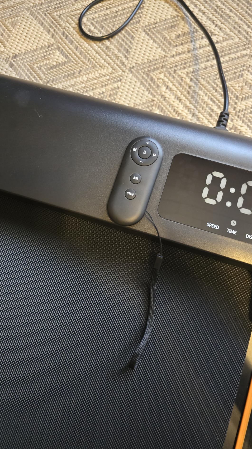 Walking Pad Treadmill with Incline and Handle Bar 3.0HP Under Desk Walking Treadmill with Adjustable Handlebar Compact Foldable Treadmill with Magnetic Remote Control for Home Office,300LBS customer photo 2