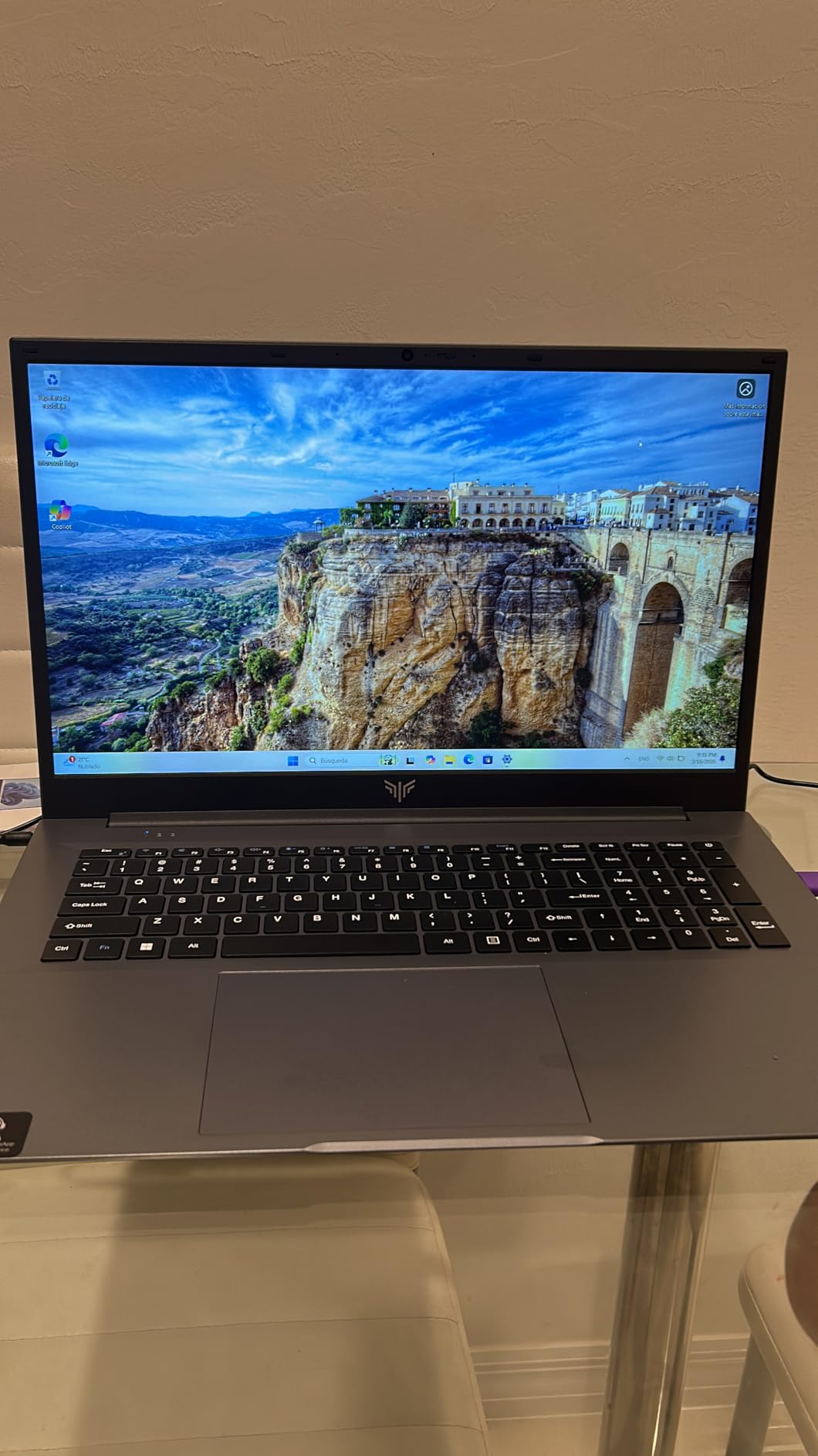 Laptop 18.5 Inch with 8000 mAh Battery, Intel N150 Quad-Core Processor UP to 3.6GHZ, 16GB DDR4 RAM 512GB SSD, WiFi, Full HD IPS Display, 2026 Windows 11 Laptops Computer for Business Office Student customer photo 1