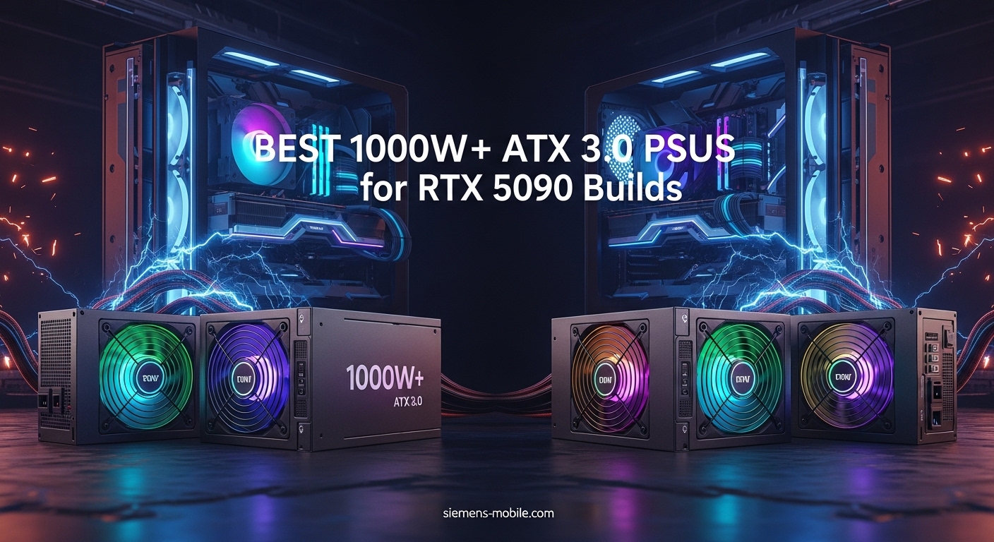 Best 1000W+ ATX 3.0 PSUs for RTX 5090 Builds