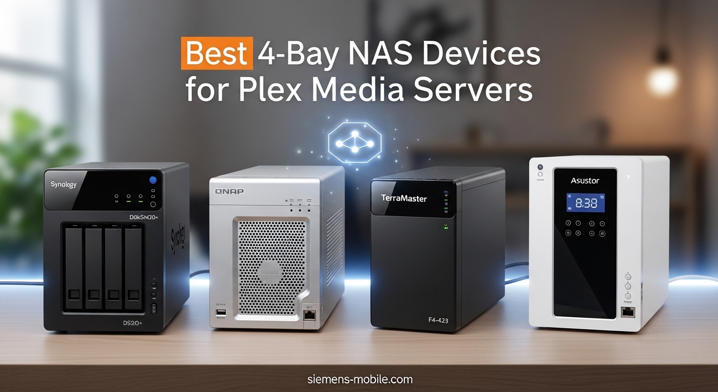 Best 4-Bay NAS Devices for Plex Media Servers