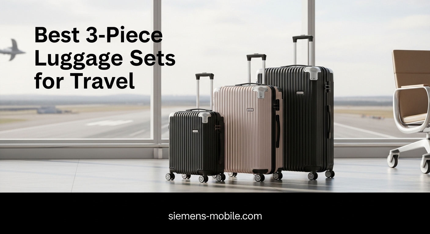 Best 3-Piece Luggage Sets for Travel