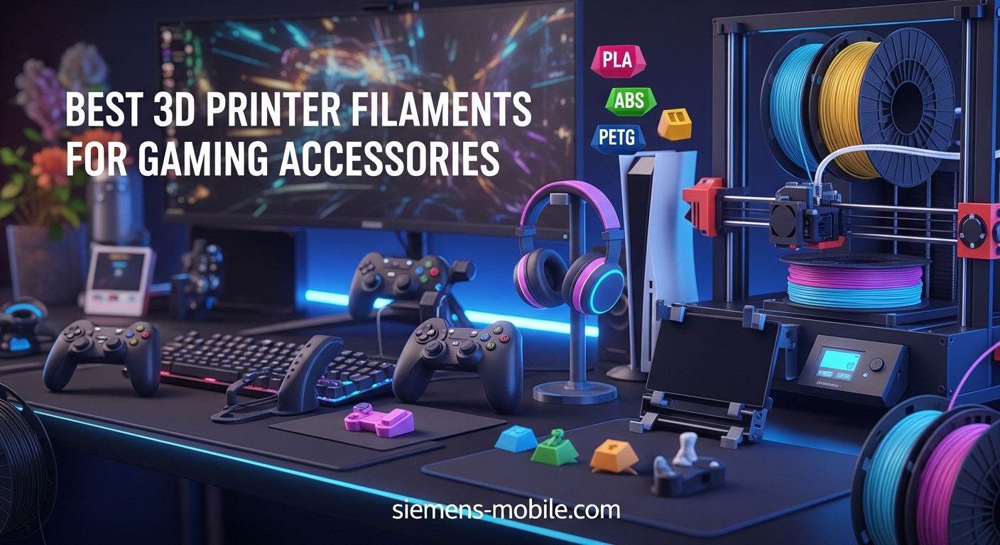 Best 3D Printer Filaments for Gaming Accessories