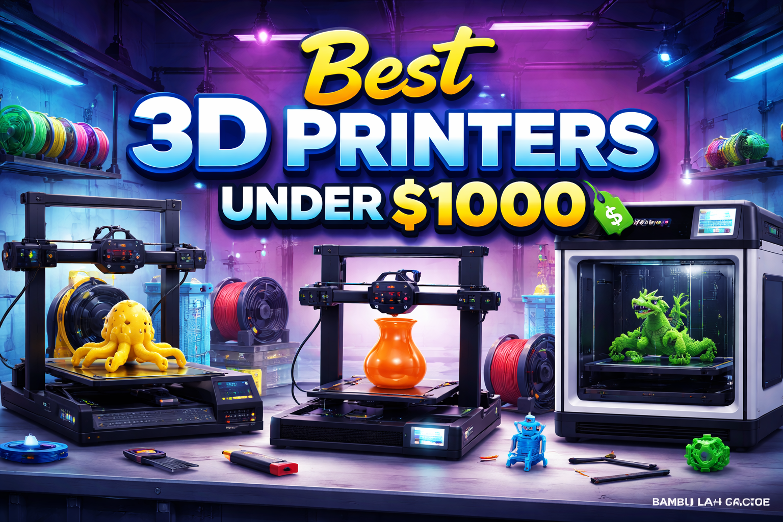 Best 3D Printers Under $1000