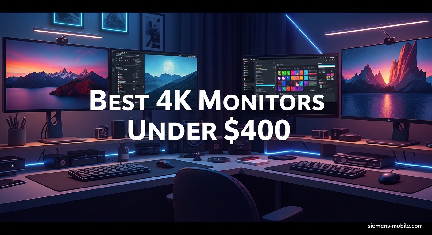 Best 4K Monitors Under $400