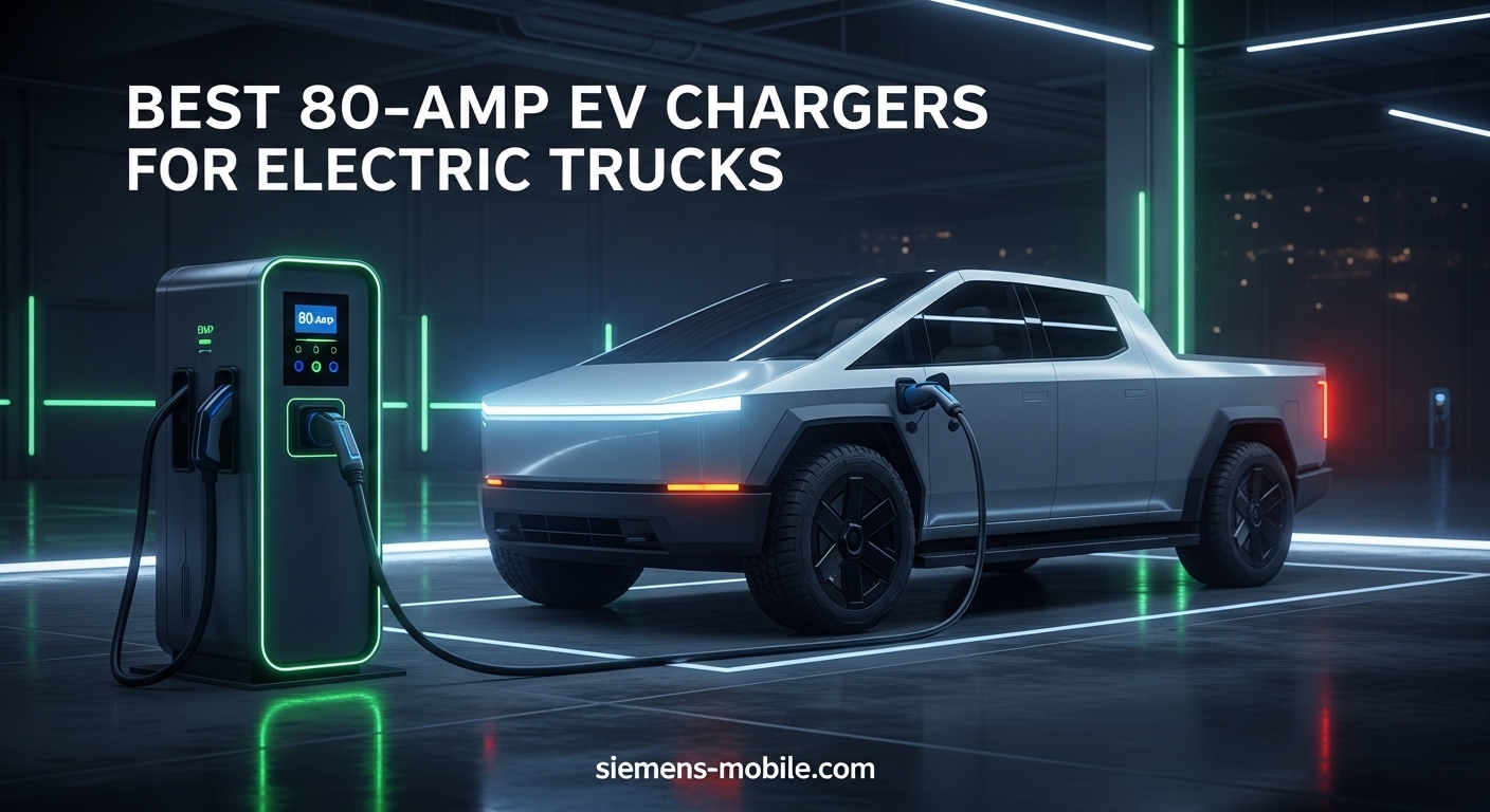 Best 80-Amp EV Chargers for Electric Trucks