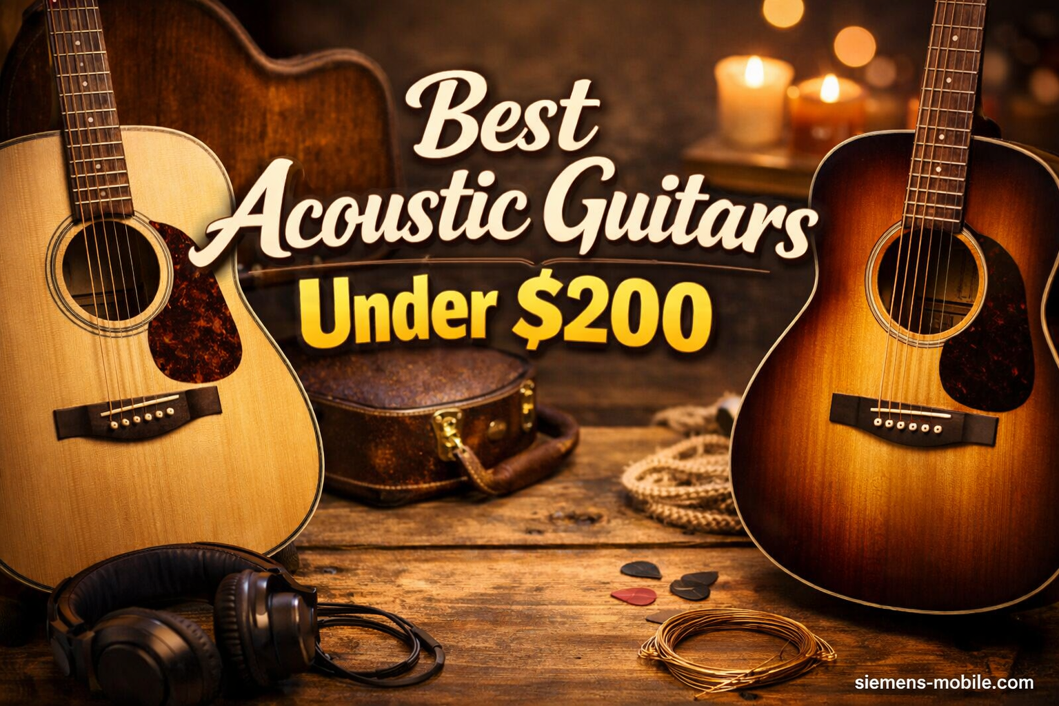 Best Acoustic Guitars Under $200