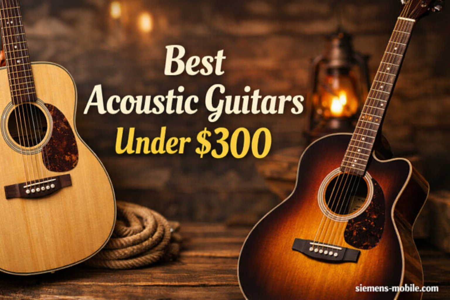 Best Acoustic Guitars Under $300