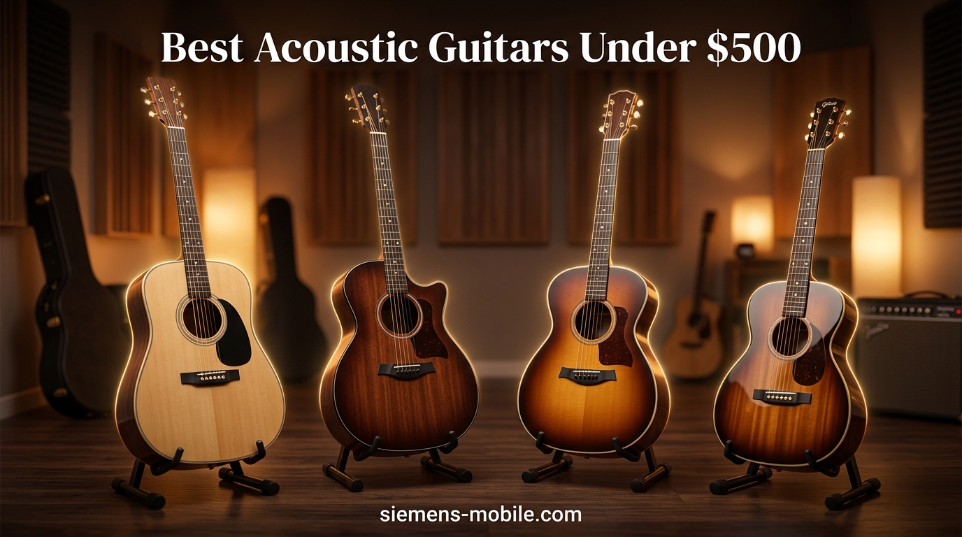 Best Acoustic Guitars Under $500