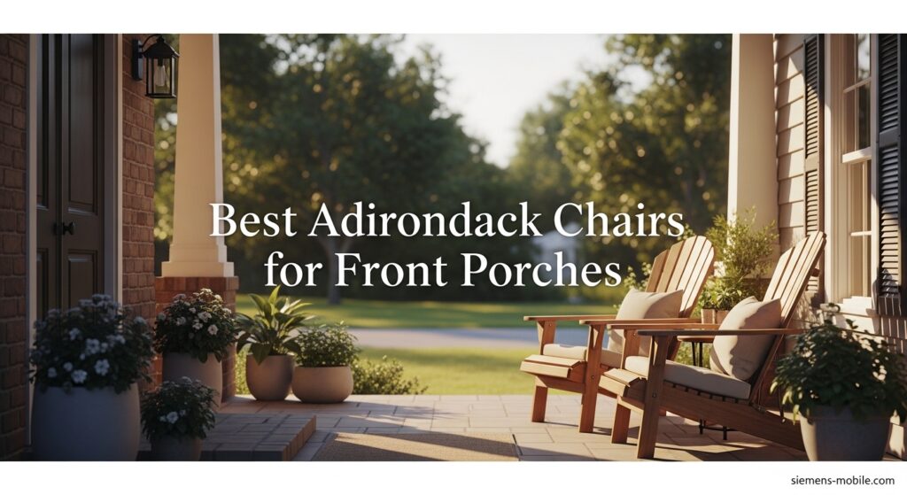 Best Adirondack Chairs for Front Porches