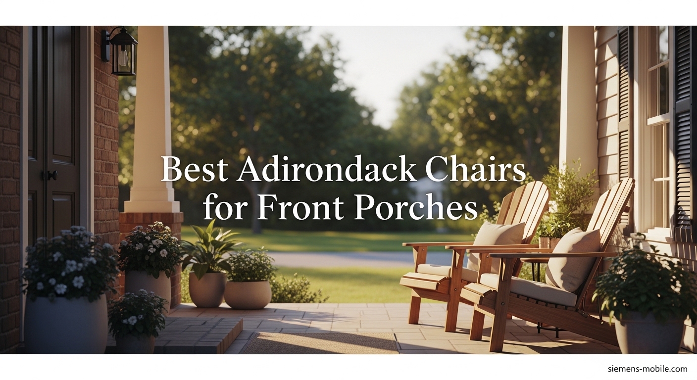 Best Adirondack Chairs for Front Porches
