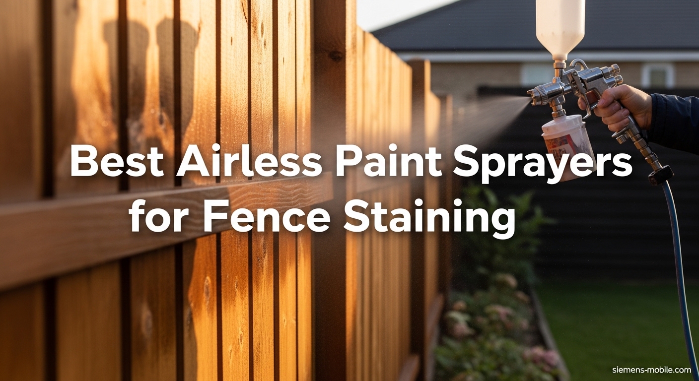Best Airless Paint Sprayers for Fence Staining
