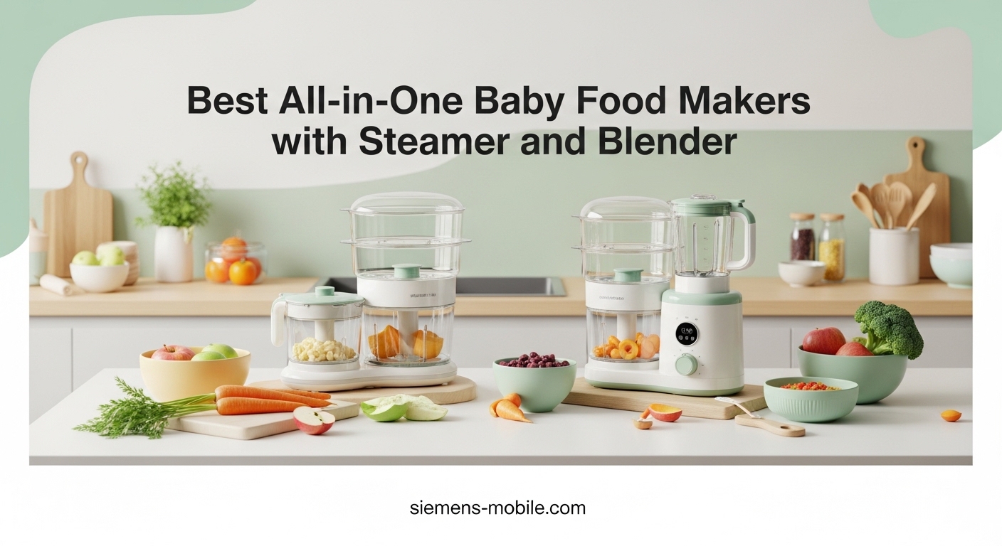 Best All-in-One Baby Food Makers with Steamer and Blender