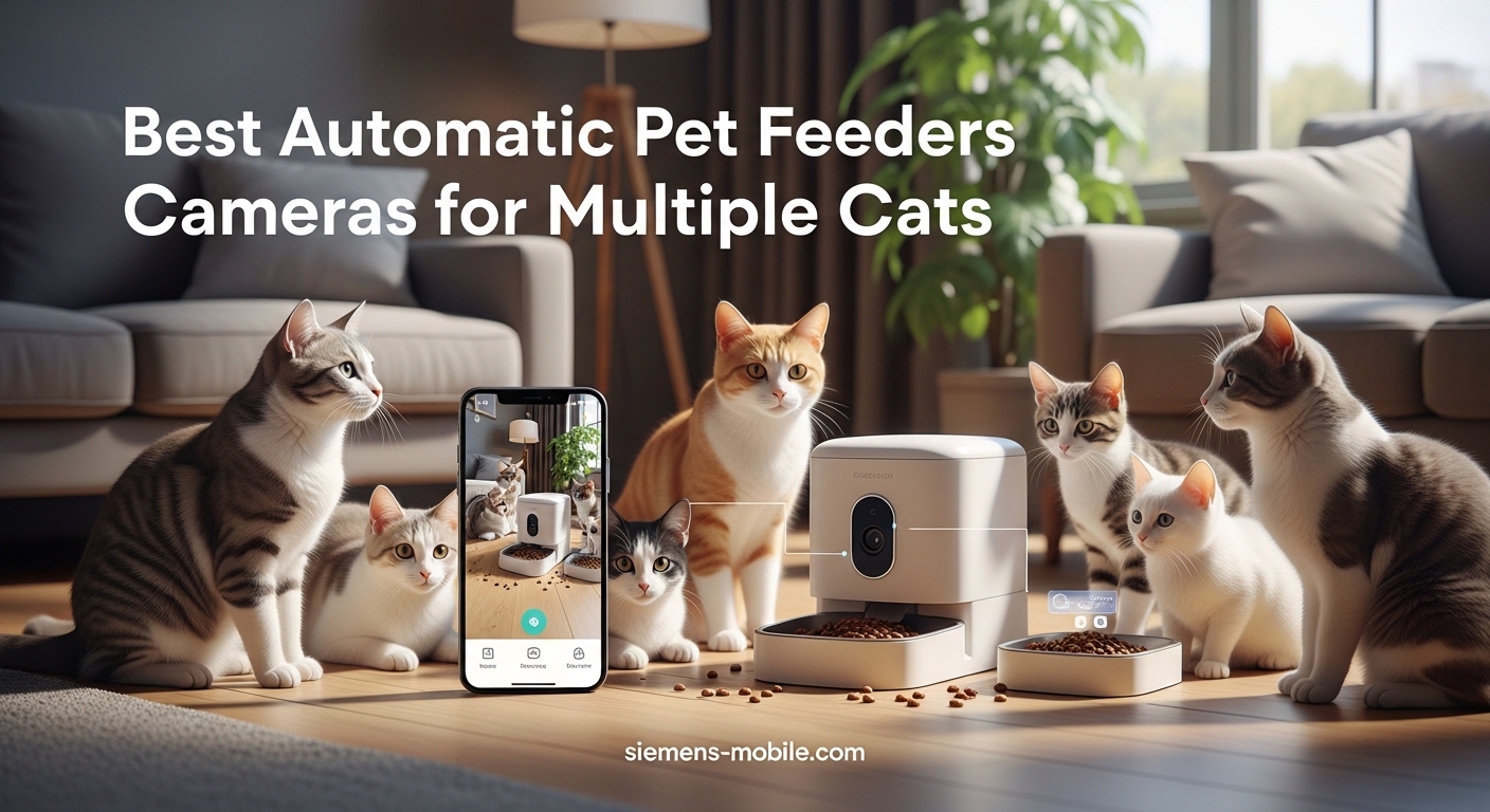 Best Automatic Pet Feeders with Cameras for Multiple Cats