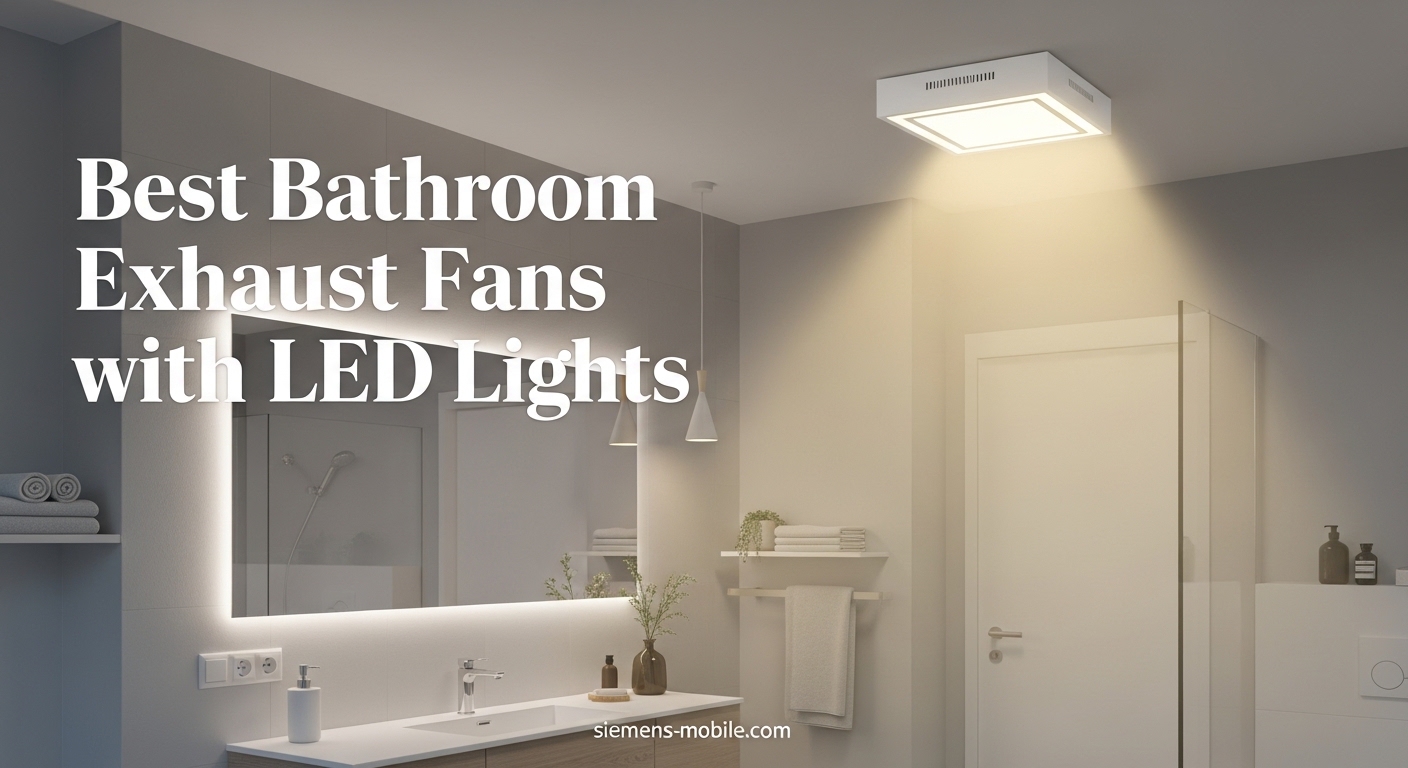 Best Bathroom Exhaust Fans with LED Lights