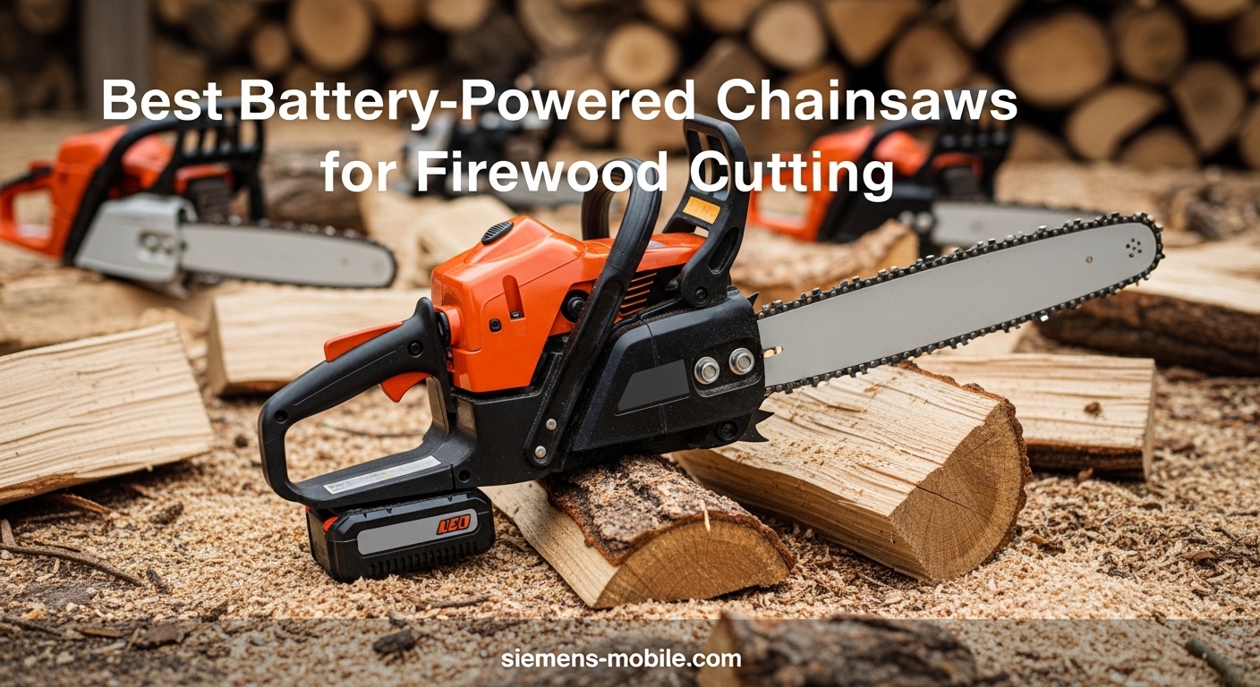 Best Battery-Powered Chainsaws for Firewood Cutting