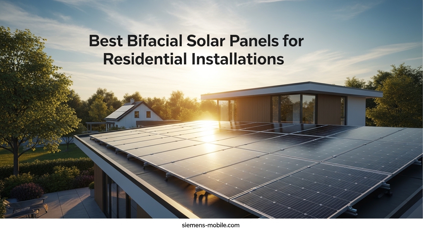 Best Bifacial Solar Panels for Residential Installations
