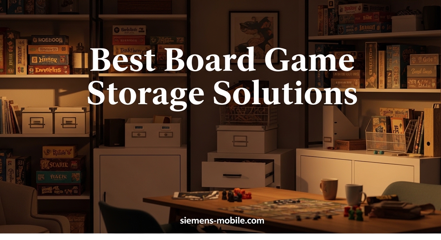 Best Board Game Storage Solutions