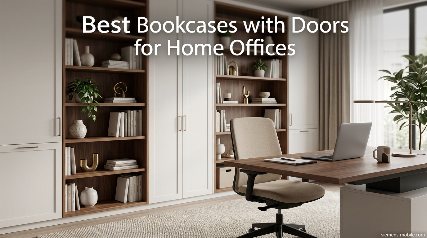 Best Bookcases with Doors for Home Offices