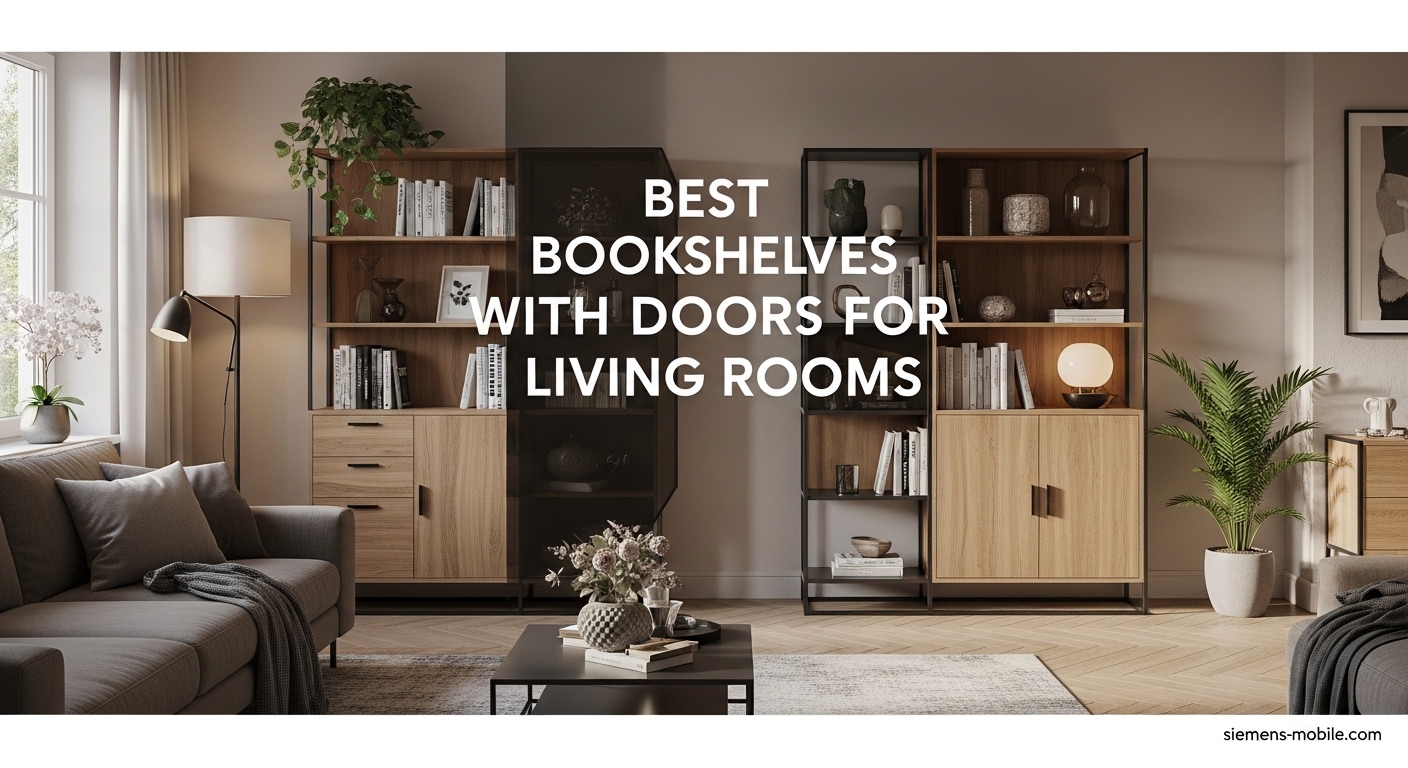 Best Bookshelves with Doors for Living Rooms